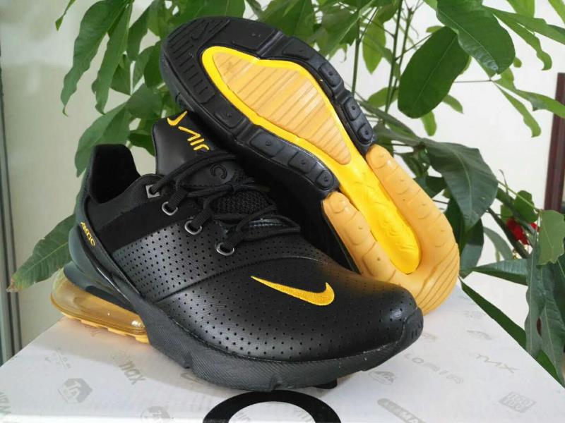 New Nike Air Max 270 Black Yellow - Click Image to Close